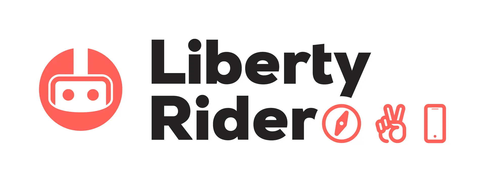 logo application mobile moto Liberty Rider